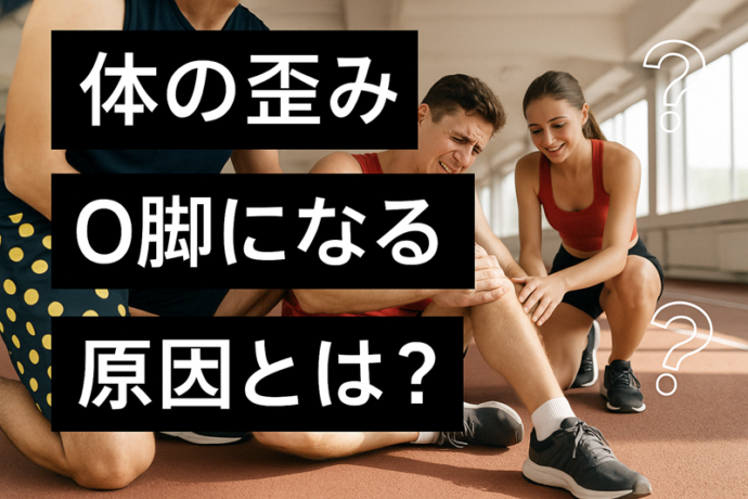 身体の歪み、O脚になる原因とは？