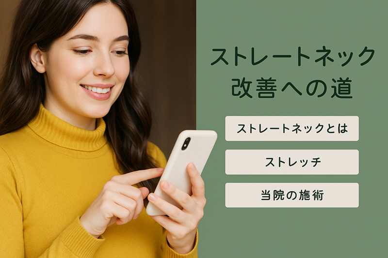 ストレートネック改善への道