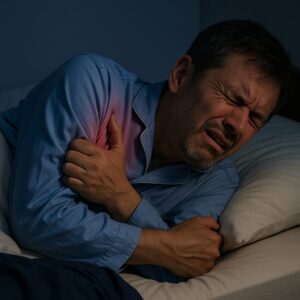 五十肩の夜間痛を解説する画像