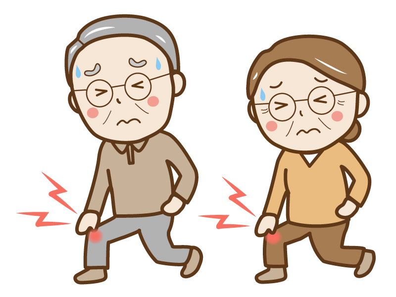 膝の痛みでみられる身体の特徴